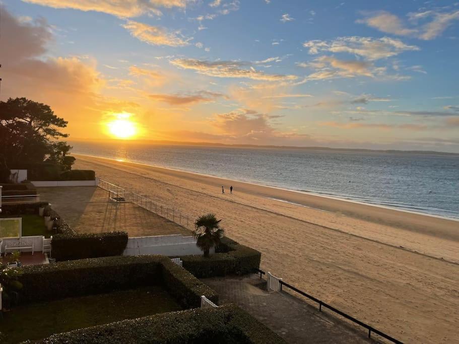 Premiere Ligne Acces Prive Et Direct A La Plage Vue Mer Аркашон Экстерьер фото