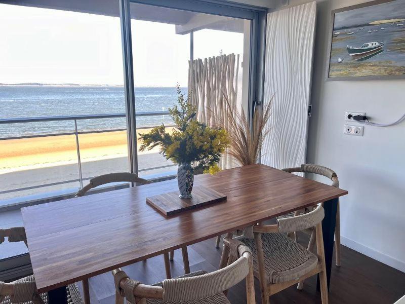Premiere Ligne Acces Prive Et Direct A La Plage Vue Mer Аркашон Экстерьер фото