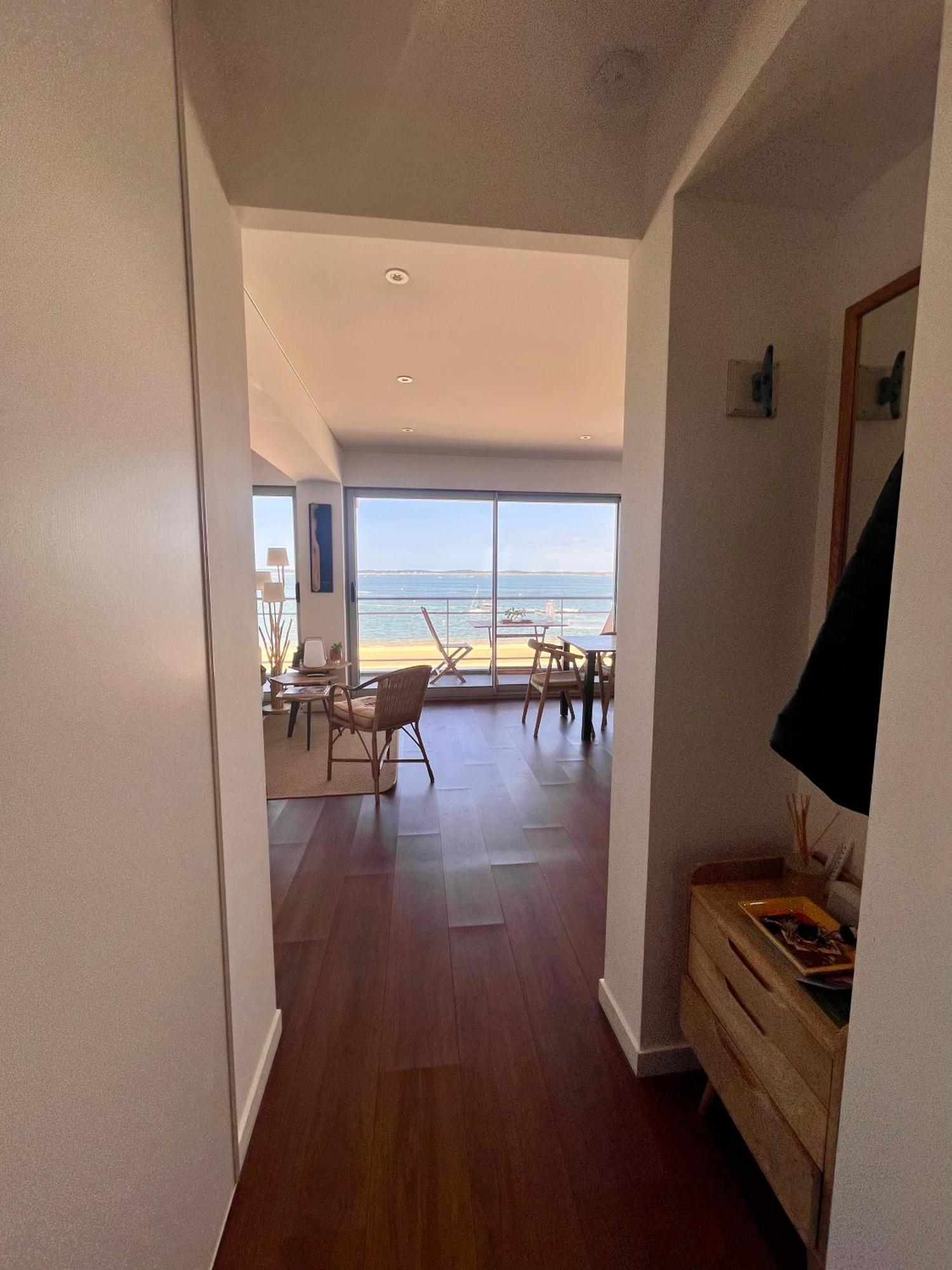 Premiere Ligne Acces Prive Et Direct A La Plage Vue Mer Аркашон Экстерьер фото